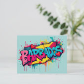 Barbados vakantie begroeting Briefkaart (Staand voorkant)