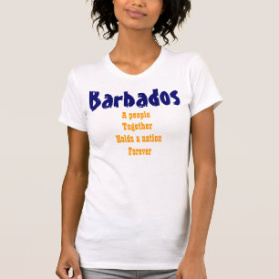 Barbados verenigde mensen t-shirts