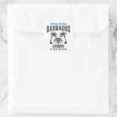 Barbados Vierkante Sticker (Tas)