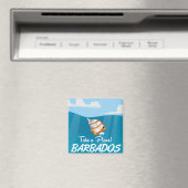 Barbados vintage reisposter magneet (Insitu (Vaatwasser))