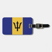Barbados vlag bagagelabel (Voorkant horizontaal)