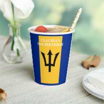 Barbados Vlag Barbadiaans Verjaardagsfeestje