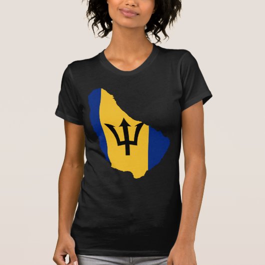 Barbados-vlag BB T-shirt (Voorkant)