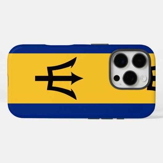 Barbados vlag Case-Mate iPhone case (Achterkant (horizontaal))