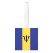 Barbados vlag decoratie (Voorkant)
