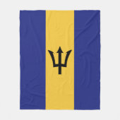 Barbados vlag fleece deken (Voorkant)