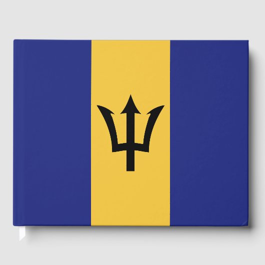 Barbados vlag gastenboek (Voorkant)