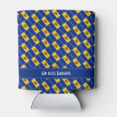BARBADOS-vlag gepersonaliseerd Blikjeskoeler (Achterkant)