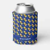 BARBADOS-vlag gepersonaliseerd Blikjeskoeler (Blikje Achterkant)