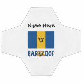 Barbados vlag gepersonaliseerd voetbal (Enkel)