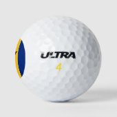 Barbados vlag golfballen (Logo)