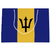Barbados vlag groot cadeauzakje (Voorkant)