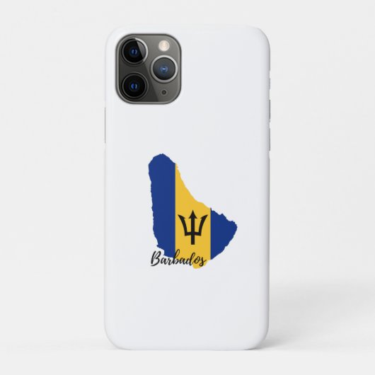 Barbados Vlag Kaart Case-Mate iPhone Case (Achterkant)