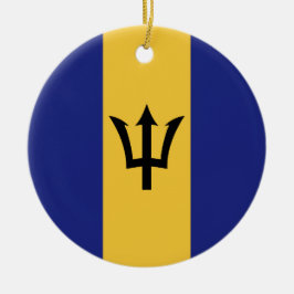 Barbados vlag keramisch ornament