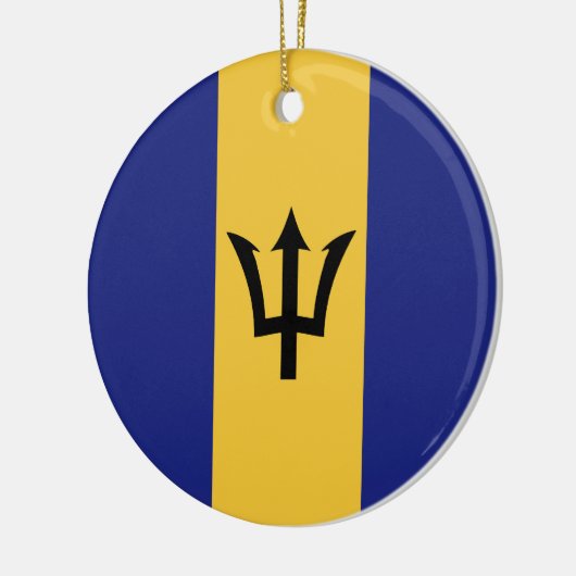 Barbados vlag keramisch ornament (Links)