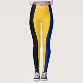 Barbados vlag kleuren Leggings (Voorkant)