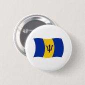 Barbados Vlag Knop Ronde Button 5,7 Cm (Voorkant /achterkant)