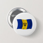 Barbados Vlag Knop Ronde Button 5,7 Cm (Voorkant /achterkant)