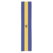 Barbados vlag korte tafelloper (Voorkant)