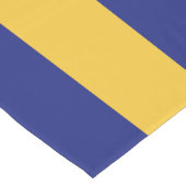 Barbados vlag korte tafelloper (Hoek)