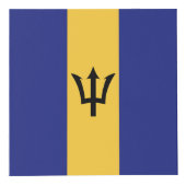 Barbados vlag kubus (Rechts)