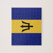Barbados vlag legpuzzel (Verticaal)