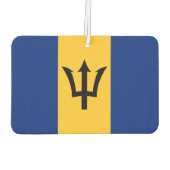 Barbados vlag luchtverfrisser (Achterkant)