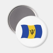 Barbados Vlag Magneet (Voorkant / Achterkant)