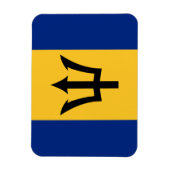 Barbados Vlag Magneet (Verticaal)