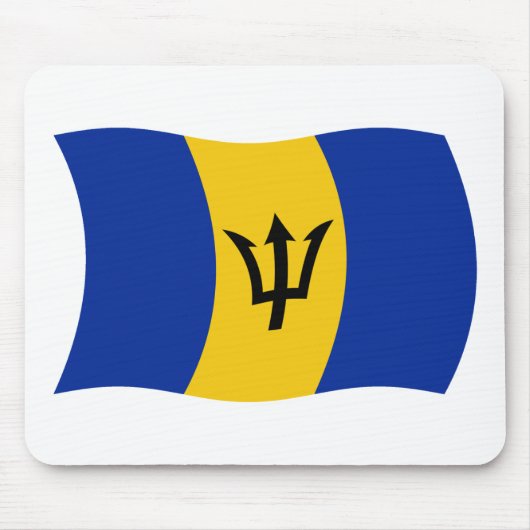 Barbados Vlag Muismat (Voorkant)