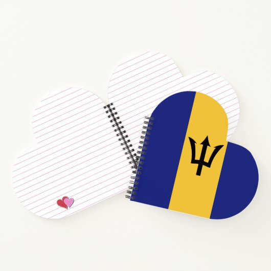 Barbados vlag notitieboek (Binnen)
