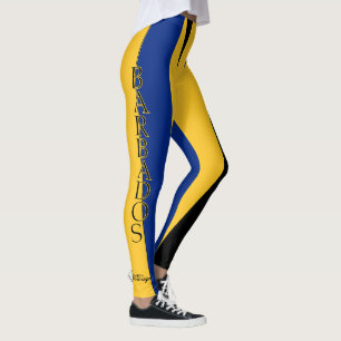 Barbados vlag ontwerp leggings