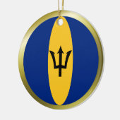 Barbados Vlag Ornament (Links)