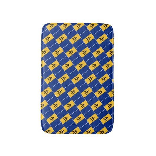 BARBADOS VLAG Patriottisch Barbadiaans Badmat (Voorkant Verticaal)