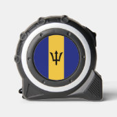 Barbados vlag rolmaat (Voorkant)