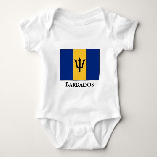 Barbados Vlag Romper (Voorkant)