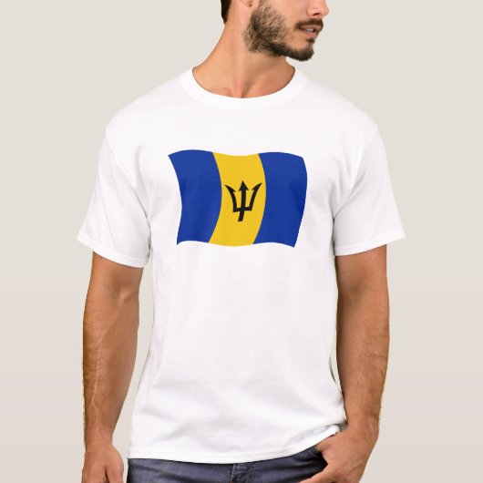 Barbados Vlag Shirt (Voorkant)