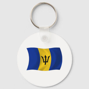 Barbados Vlag Sleutelhanger