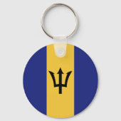 Barbados vlag sleutelhanger (Achterkant)