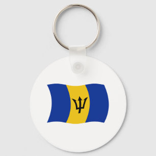 Barbados Vlag Sleutelhanger