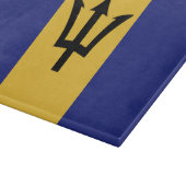 Barbados vlag snijplank (Hoek)