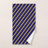 Barbados vlag Stripe kleuren Bad Handdoek (Handdoek)