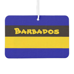 Barbados vlag Stripe kleuren Luchtverfrisser