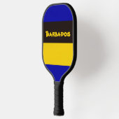 Barbados vlag Stripe kleuren Pickleball Paddle (Links)