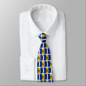 Barbados Vlag Stropdas (Gebonden)