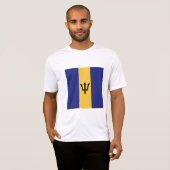 Barbados vlag t-shirt (Voorkant volledig)