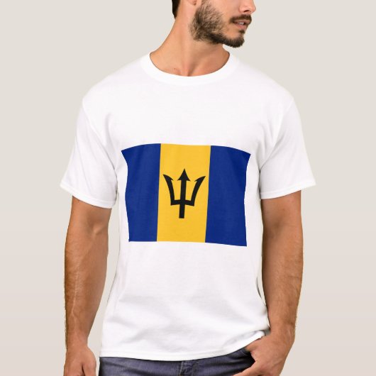 Barbados Vlag T-shirt (Voorkant)