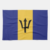 Barbados vlag theedoek (Horizontaal)
