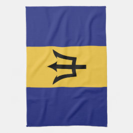 Barbados vlag theedoek