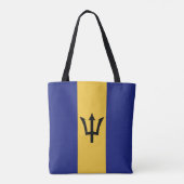 Barbados vlag tote bag (Achterkant)